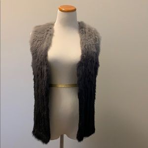 Love Token fur vest size small
